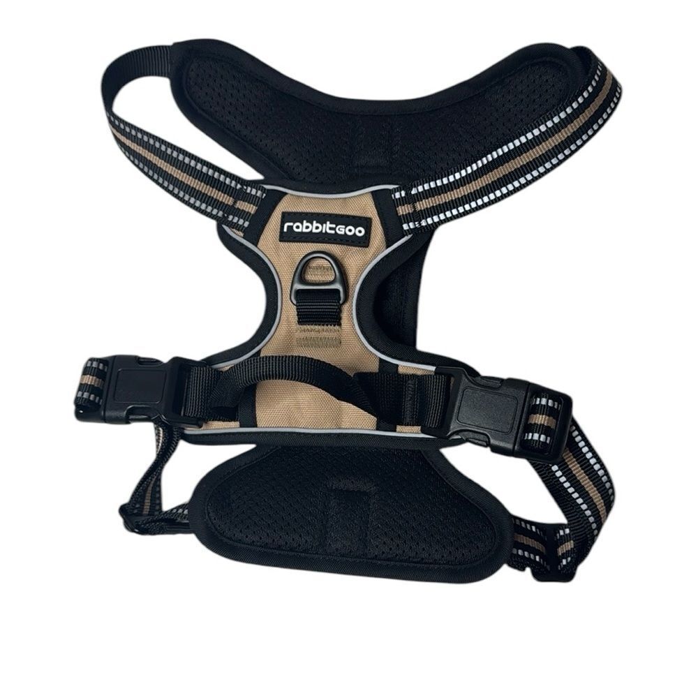 Rabbitgoo Black and Tan‎ Dog Harness. Size Medium.